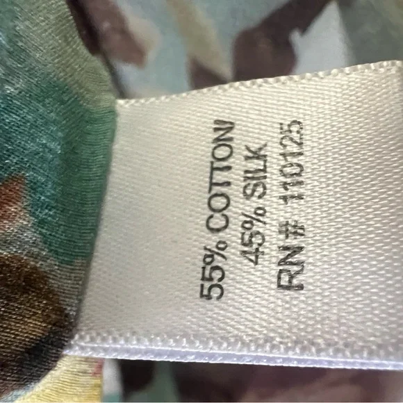 Jumpsuit Horse Print Watercolor, Sz M, Cotton&Silk, Exquisite Drape by Ainsley - Picture 10 of 11